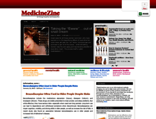 medicinezine.com screenshot