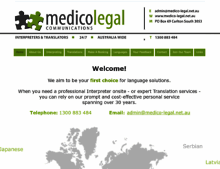 medico-legal.net.au screenshot