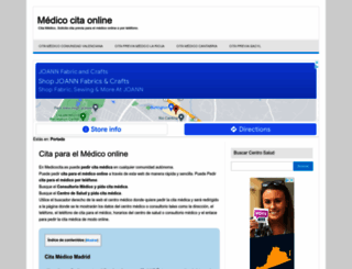 medicocita.es screenshot