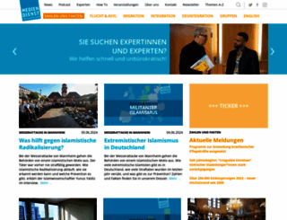 mediendienst-integration.de screenshot