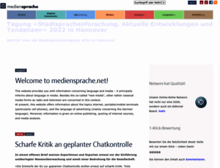 mediensprache.net screenshot