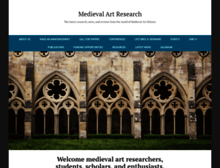 medievalartresearch.com screenshot