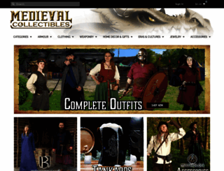 medievalcollectibles.com screenshot