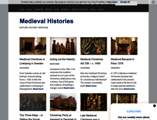 medievalhistories.com screenshot