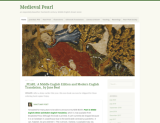 medievalpearl.wordpress.com screenshot