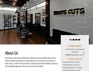 medihair.com.au screenshot