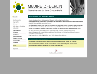 medinetz-berlin.de screenshot