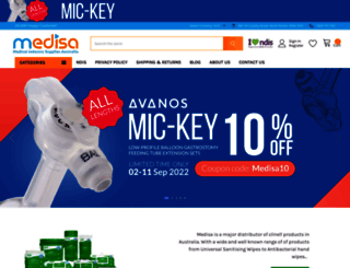 medisa.com.au screenshot