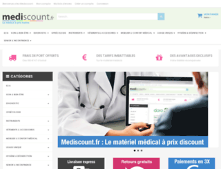 mediscount.fr screenshot