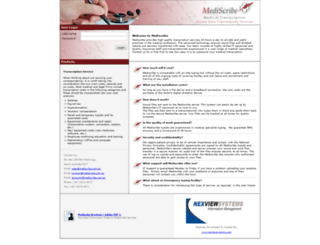 mediscribe.com.au screenshot