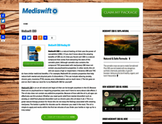 mediswiftcbd.com screenshot