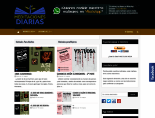 meditacionesdiarias.com screenshot