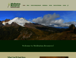 meditationarticles.com screenshot