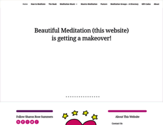 meditationbeautiful.com screenshot