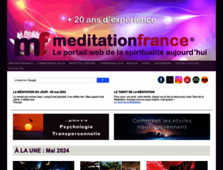 meditationfrance.com screenshot