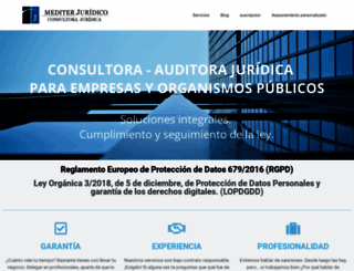 mediterjuridico.com screenshot