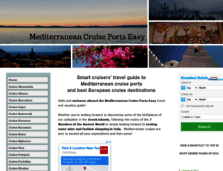 mediterranean-cruise-ports-easy.com screenshot
