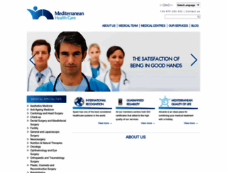 mediterranean-healthcare.com screenshot