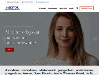 meditor-odszkodowania.pl screenshot