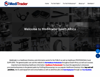 meditrader.co.za screenshot