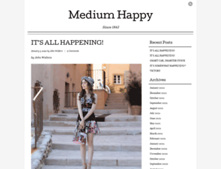 mediumhappy.com screenshot