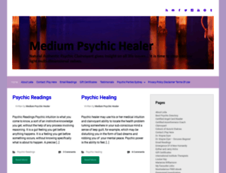 mediumpsychichealer.com screenshot