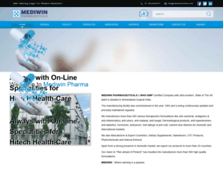 mediwinpharma.com screenshot