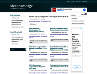 medknowledge.de screenshot