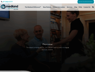 medlanddental.com.au screenshot