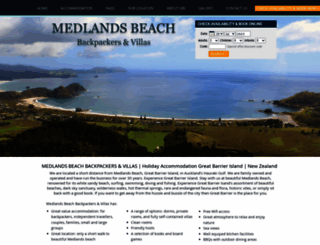 medlandsbeach.com screenshot