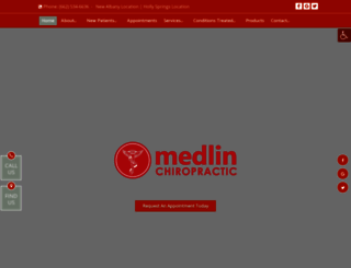 medlinchiro.com screenshot