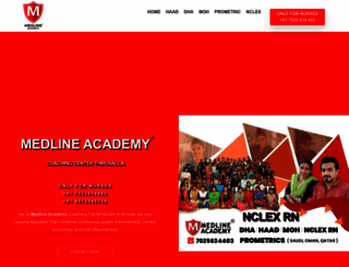 medlineacademy.in screenshot