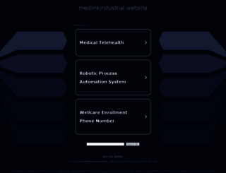 medlinkindustrial.website screenshot