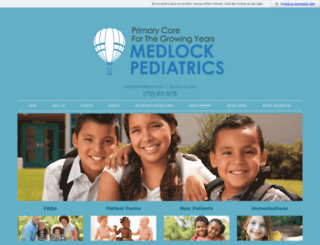 medlockpediatricsga.com screenshot