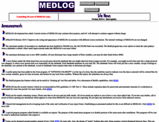 medlogsystems.com screenshot