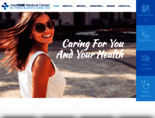 medonemedicalcenter.com screenshot