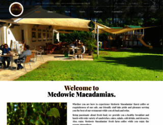 medowiemacadamias.com.au screenshot