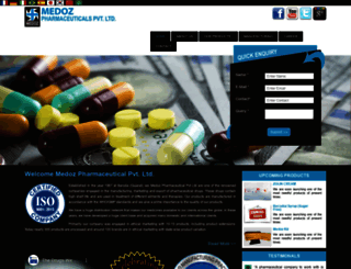 medozpharmaceuticals.com screenshot