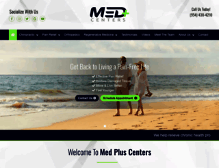 medpluscenters.com screenshot