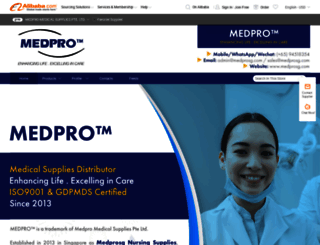 medpromedicalsupplies.trustpass.alibaba.com screenshot