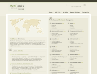 medranks.com screenshot