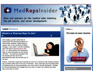 medrepsinsider.com screenshot