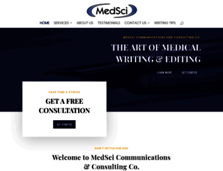 medscicommunications.com screenshot