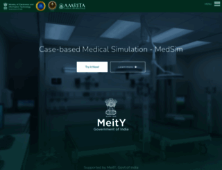 medsim.in screenshot