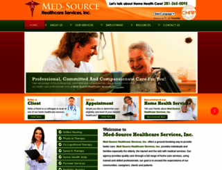medsourcehcs.com screenshot