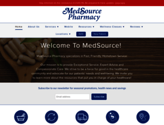 medsourcepharmacy.com screenshot