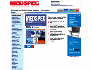 medspec.co.nz screenshot