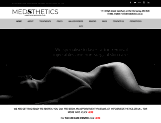 medsthetics.co.uk screenshot