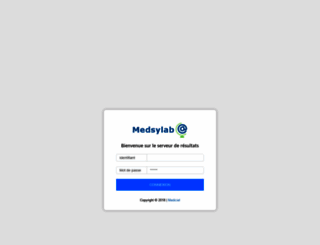 medsylab.net screenshot