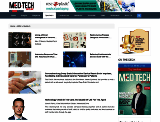 medtech-apac.medicaltechoutlook.com screenshot